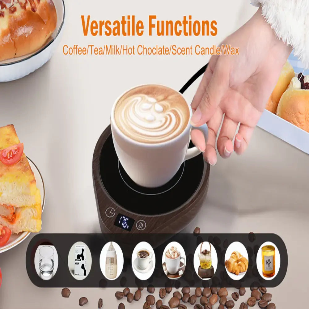 Coffee Mug Warmer 3 Heat Settings & Auto Shut-Off