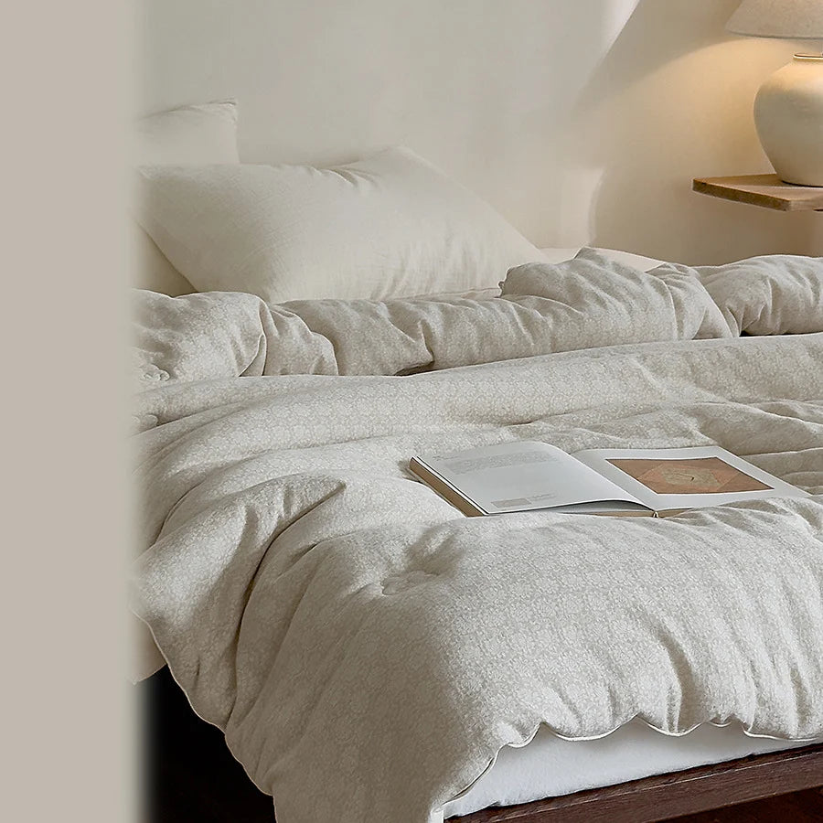 Comforter Cotton-Blend Cover All-Season Quilted