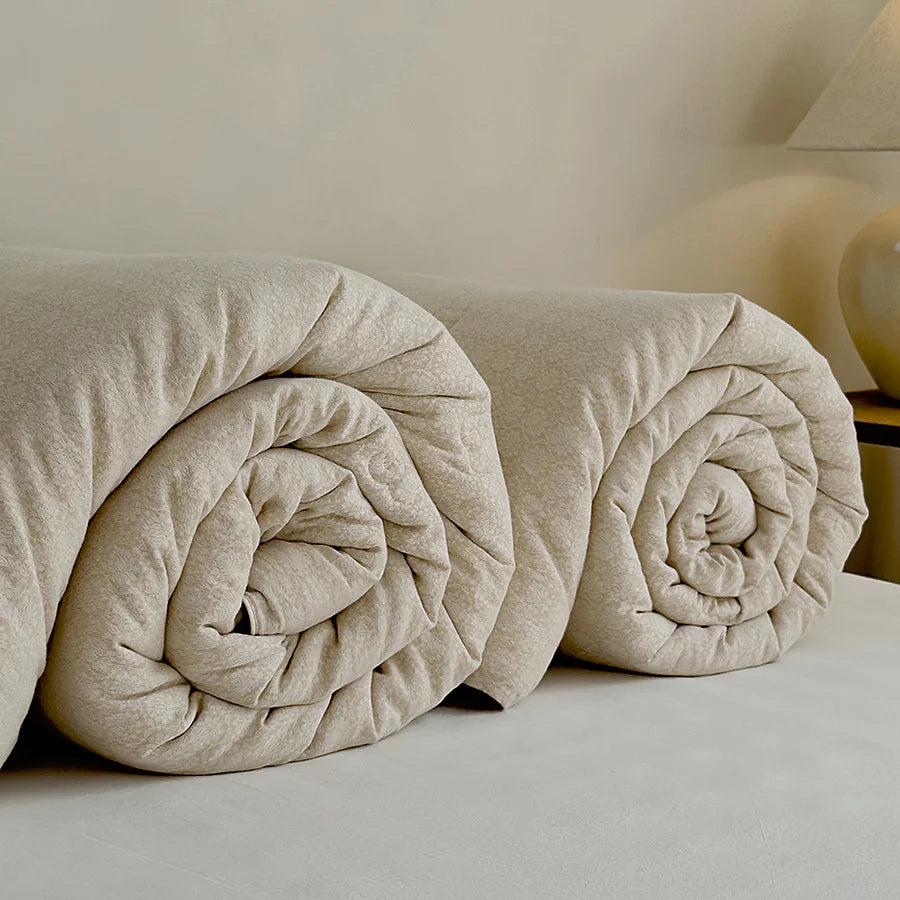 Comforter Cotton-Blend Cover All-Season Quilted