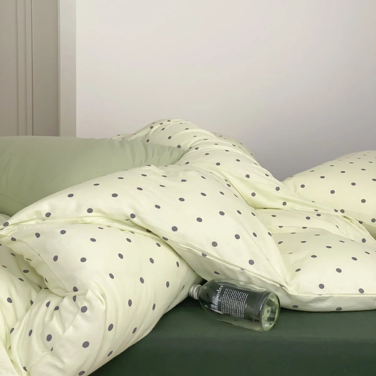 Comforter Set Cotton Polka Dot With Coordinating Pillowcases