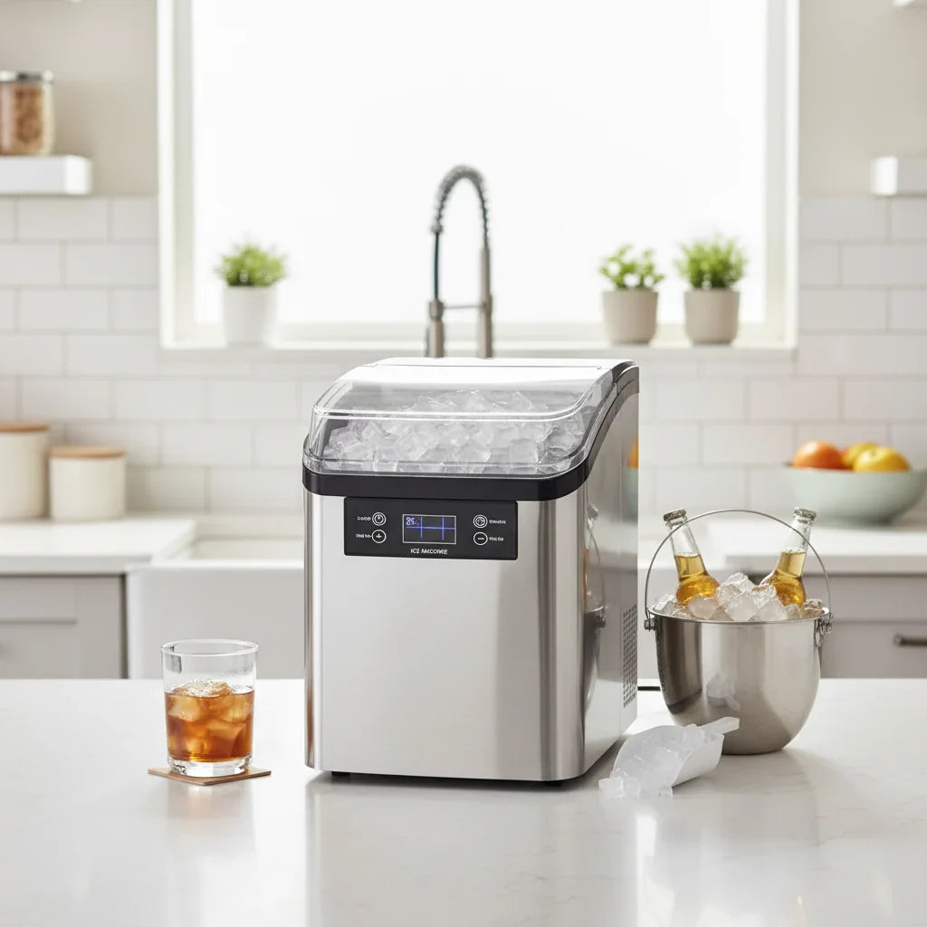 Commercial Ice Maker Automatic Large Capacity No Plumbing