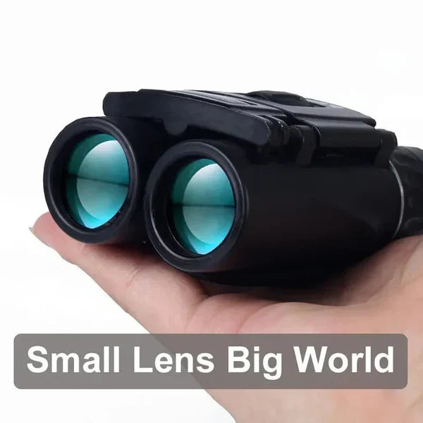 Compact Binoculars 40x Magnification Lightweight & Foldable