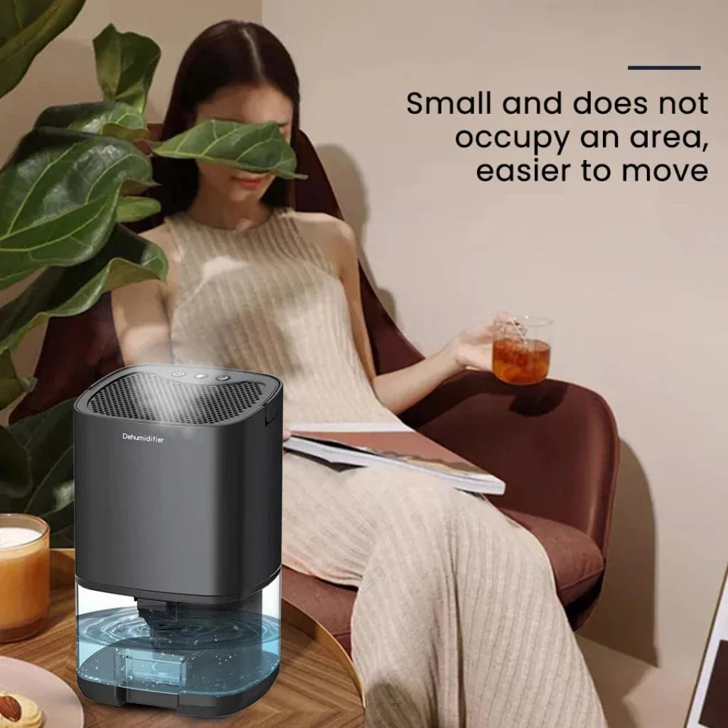Compact Dehumidifier Removable Tank & Night Light