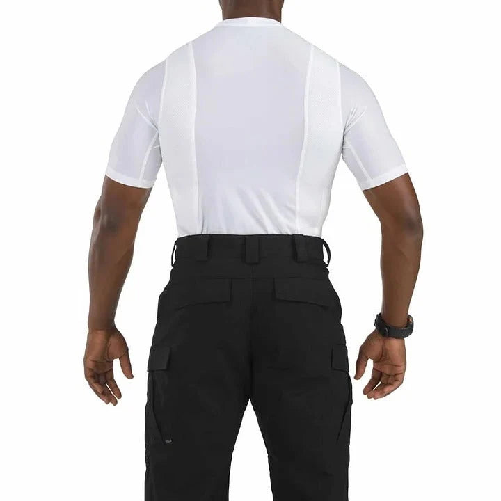 Compression Shirt Concealed Carry Dual Pockets Moisture-Wicking