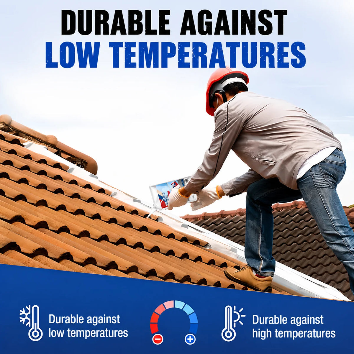Concrete Crack Sealant Waterproof & Weather-Resistant Flexible Adhesion
