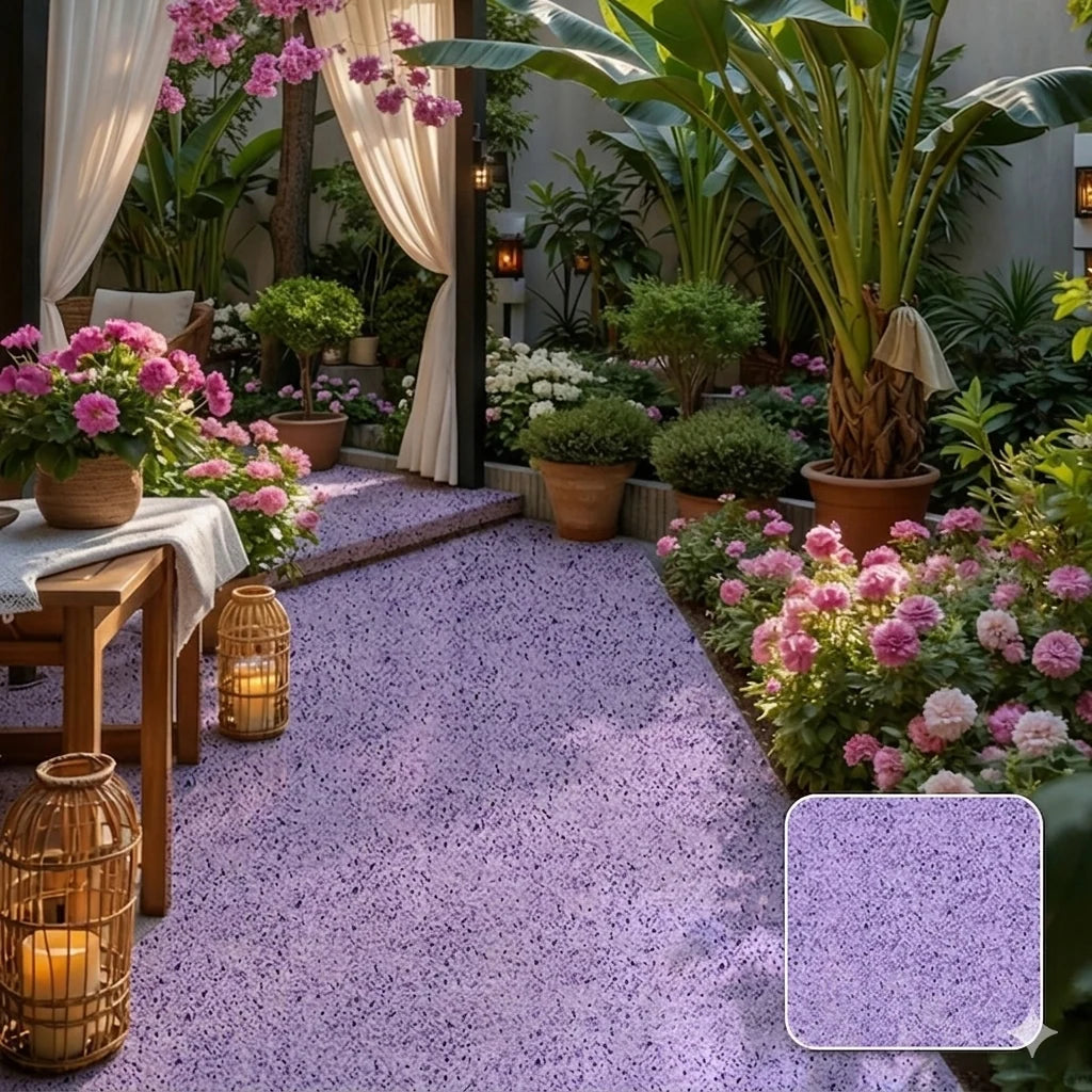 Concrete Floor Coating High-Gloss Marble Effect Waterproof