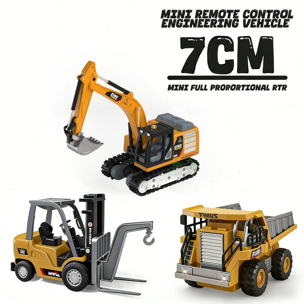 Construction Vehicle Remote Control Moving Arm & Bucket