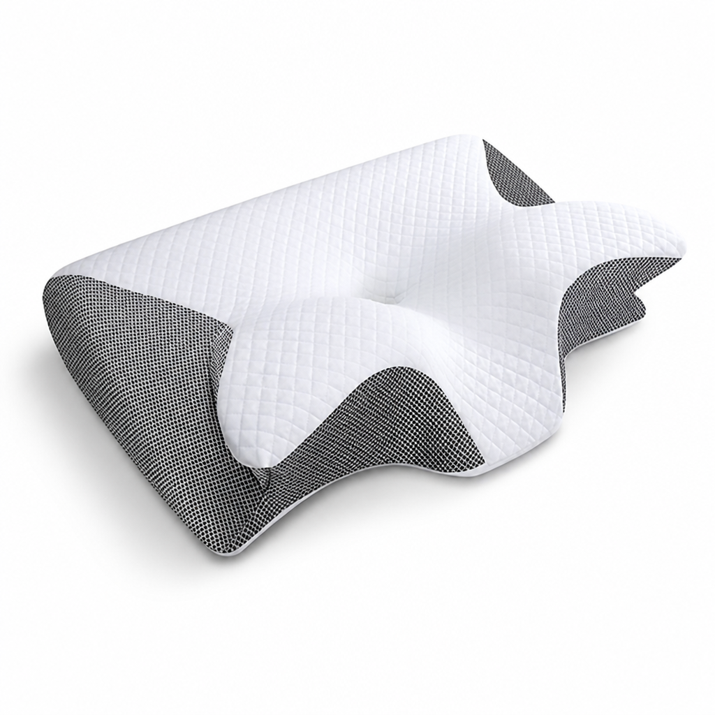 Contoured Memory Foam Pillow (Removable Washable Cover)