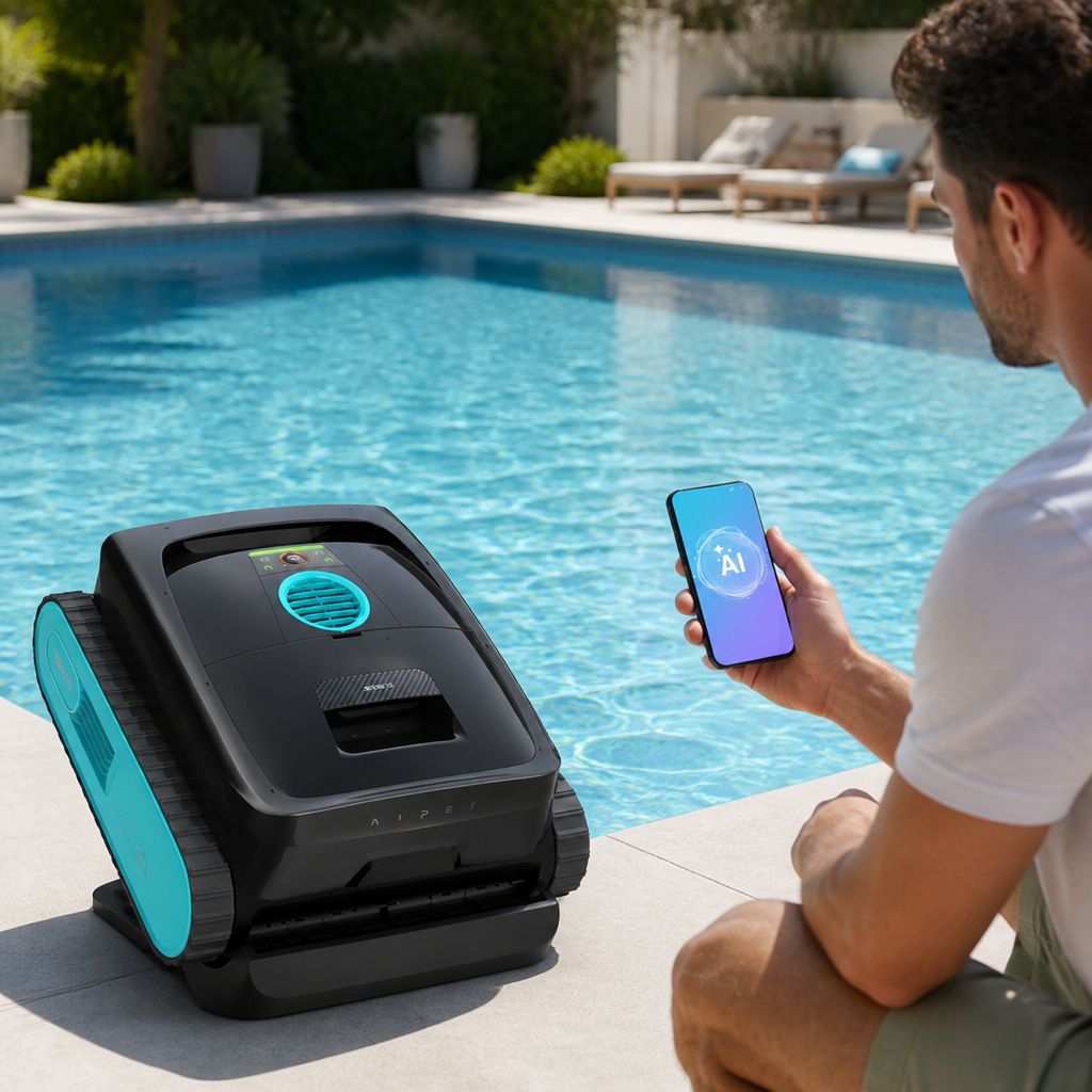 Cordless AI Navigation Robotic Pool Cleaner