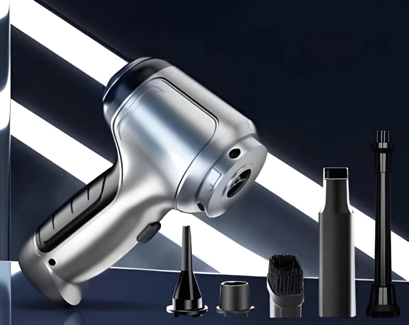 Cordless Car Vacuum Brushless Motor High Suction Six Attachments