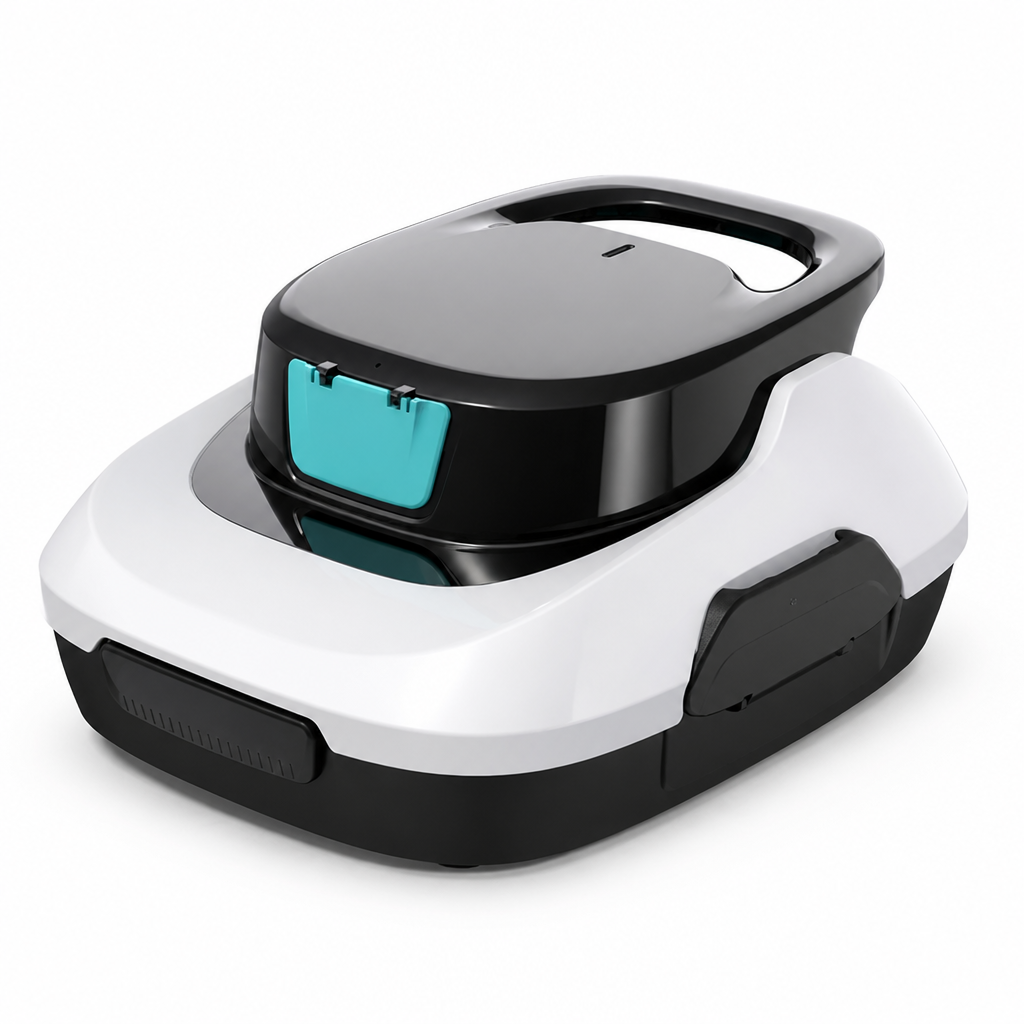 Cordless Powerful Suction Robotic Pool Cleaner (100-Min Runtime)
