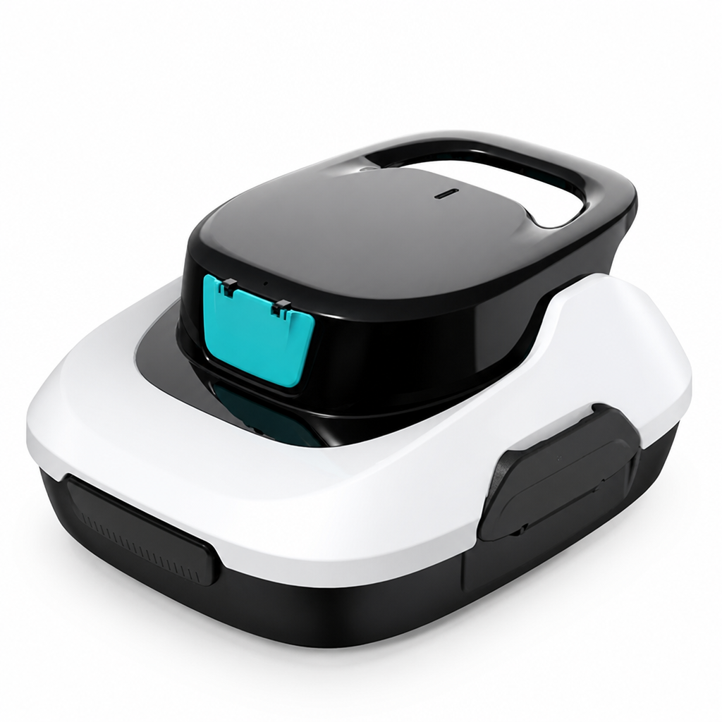 Cordless Powerful Suction Robotic Pool Cleaner (100-Min Runtime)