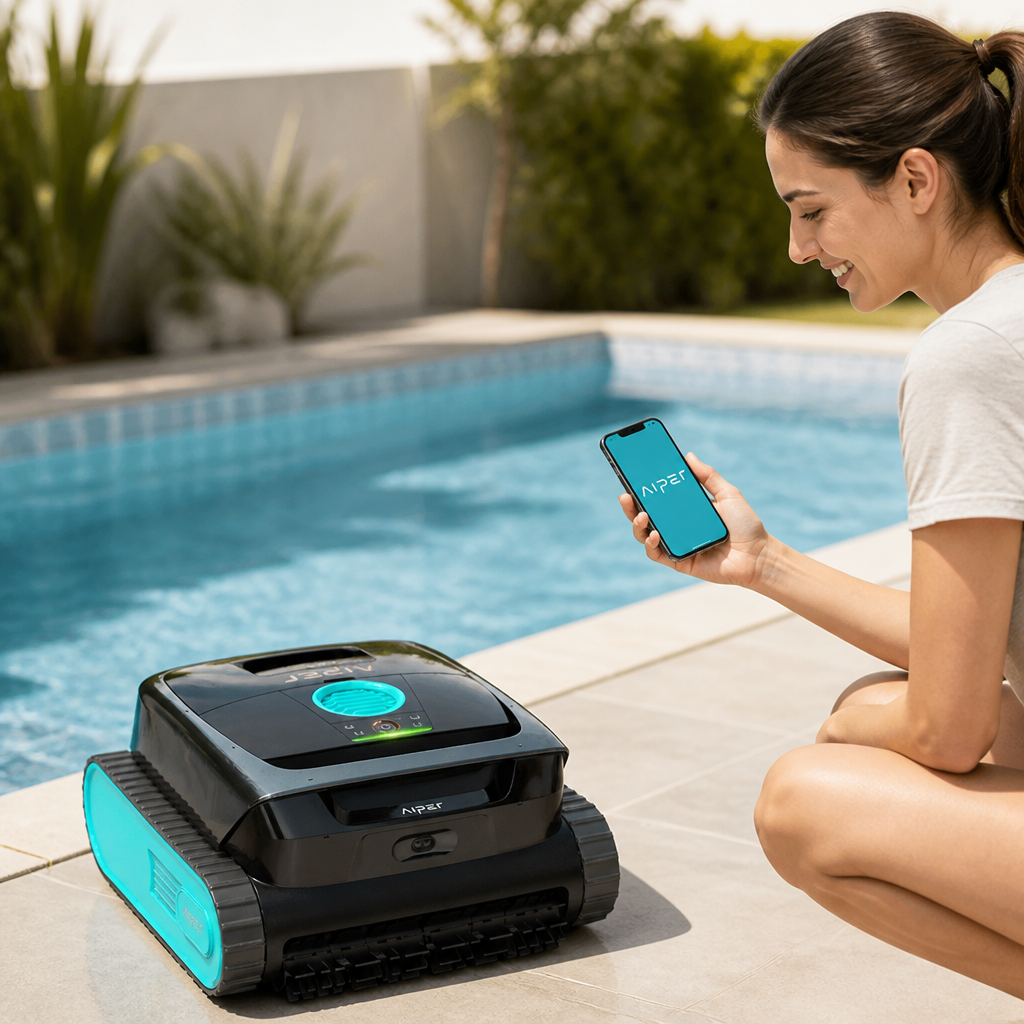 Cordless Smart Navigation Robotic Pool Cleaner