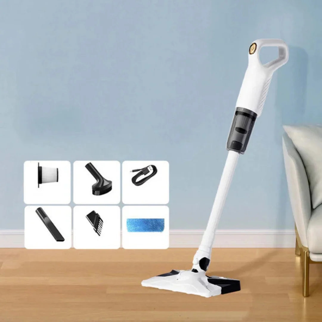 Cordless Vacuum Cleaner 3-In-1 Vacuum Mop & Fabric Cleaner