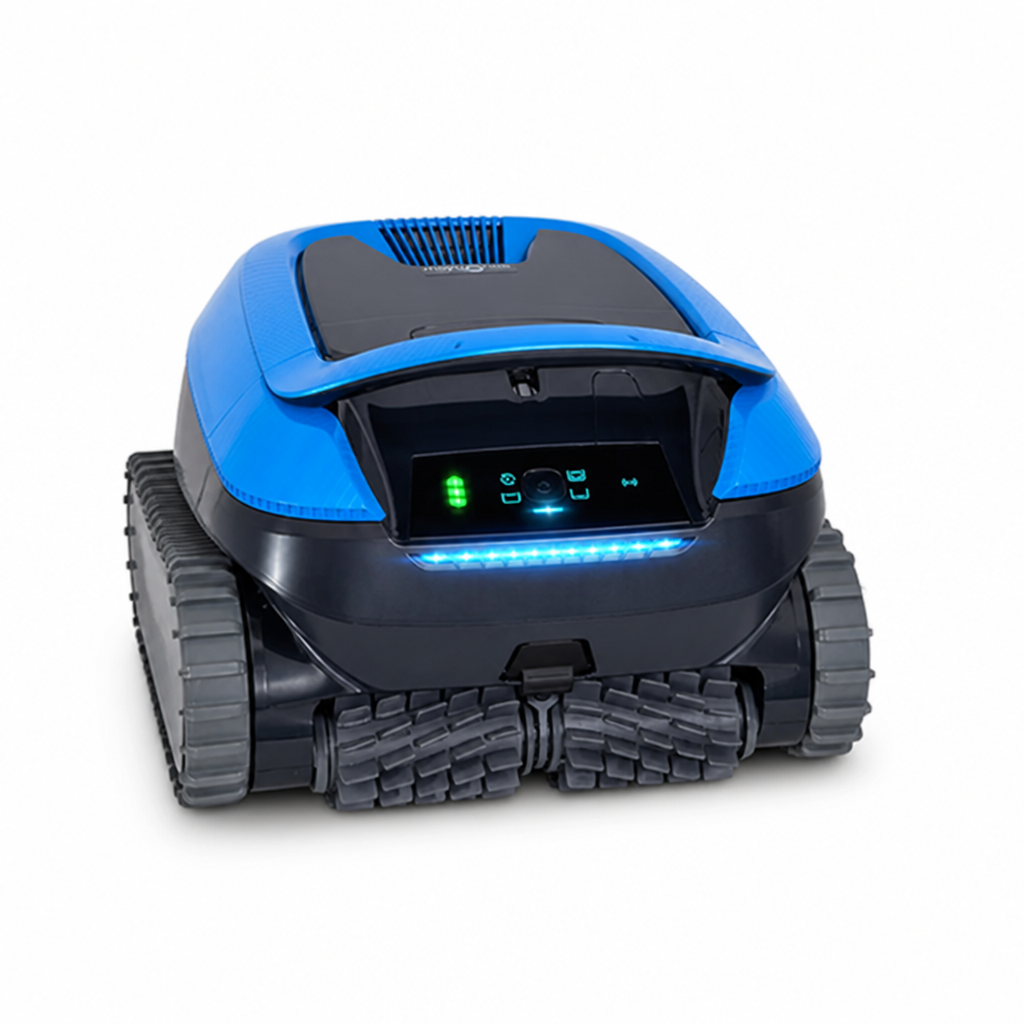 Cordless Wi-Fi Wall-Climbing Robotic Pool Cleaner