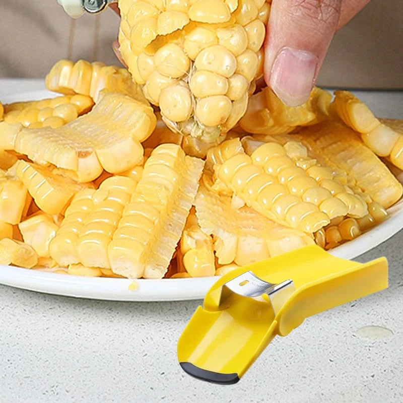 Corn Kernel Stripper Stainless Steel Blade Ergonomic Grip