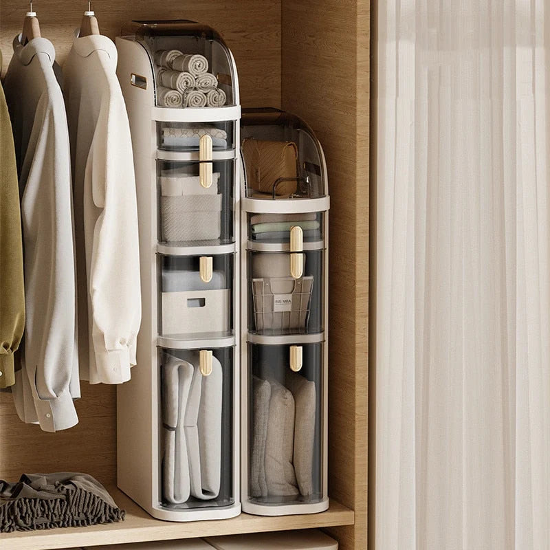 Corner Cabinet Organizer Rack Multi-Layer Space-Saving Plastic