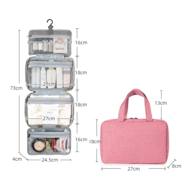 Cosmetic Organizer Compact Travel 4 Compartments