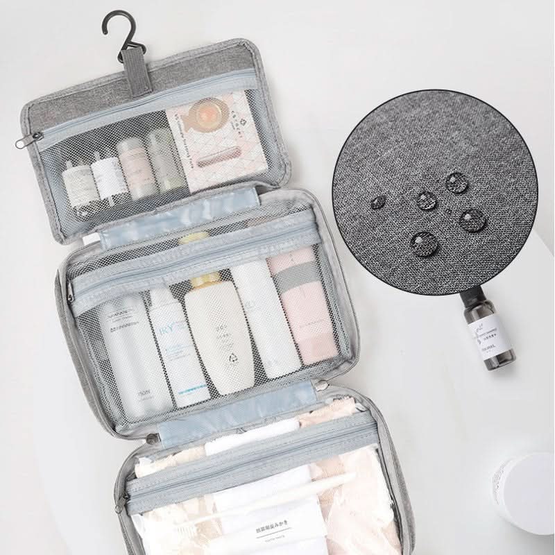 Cosmetic Organizer Compact Travel Design Four Compartments