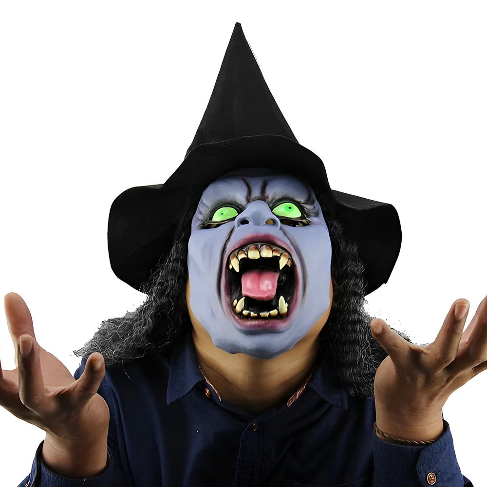 Costume Face Mask Realistic Movable Mouth Handcrafted Details