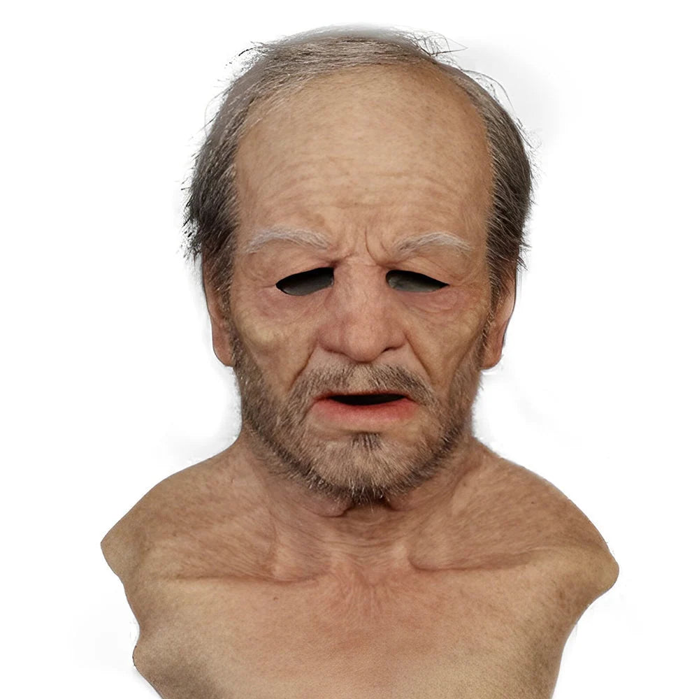 Costume Face Mask Realistic Movable Mouth Handcrafted Details