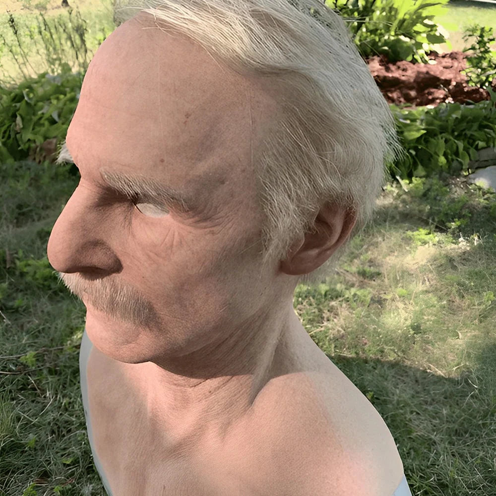 Costume Face Mask Realistic Movable Mouth Handcrafted Details