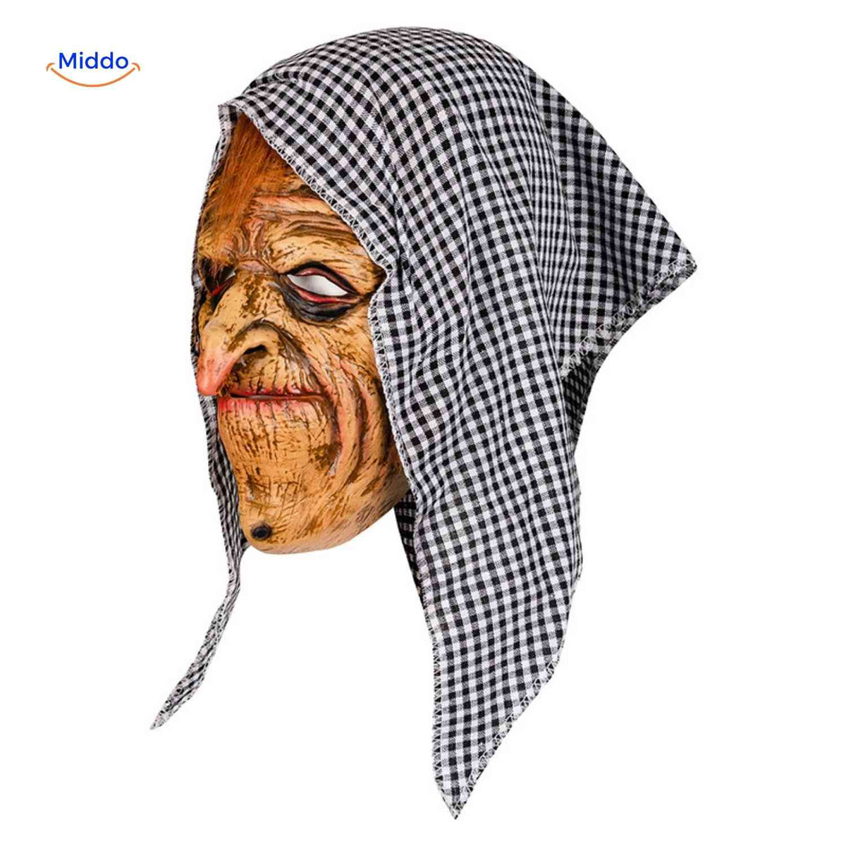 Costume Mask Full-Face Integrated Hood Breathable Mesh