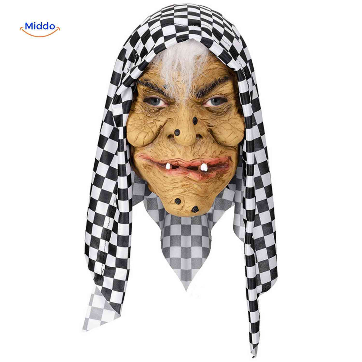 Costume Mask Full-Face Integrated Hood Breathable Mesh