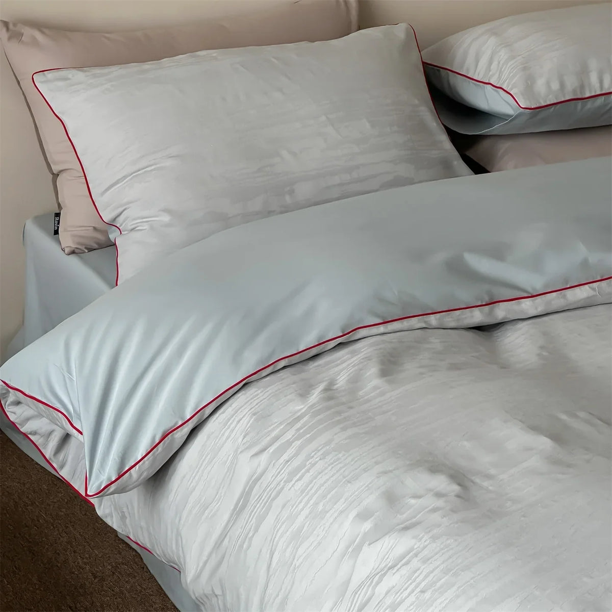 Cotton Bedding Set Finely Textured Satin-Matte Breathable