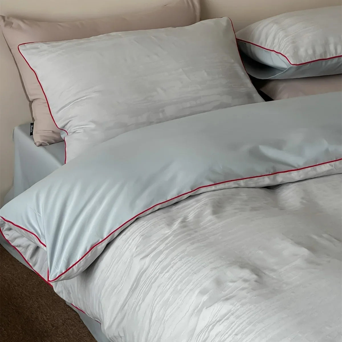 Cotton Bedding Set Finely Textured Satin-Matte Breathable