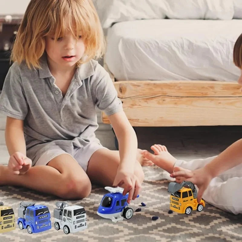 Countdown Calendar 24 Pull-Back Cars Battery-Free