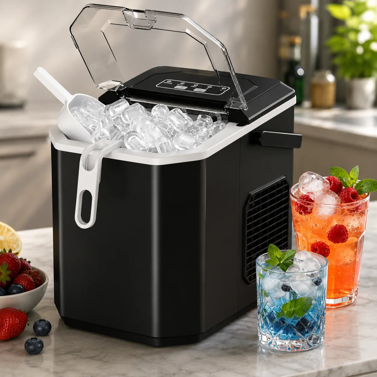 Countertop Ice Maker Mid-Capacity Plug-In & Portable