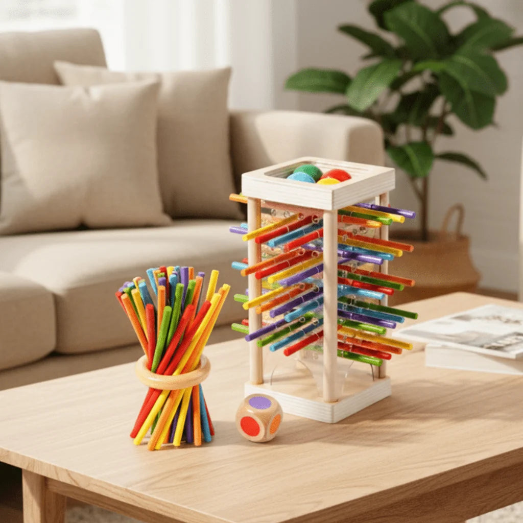 Counting Stick Set Wooden Number Learning & Fine Motor Skills