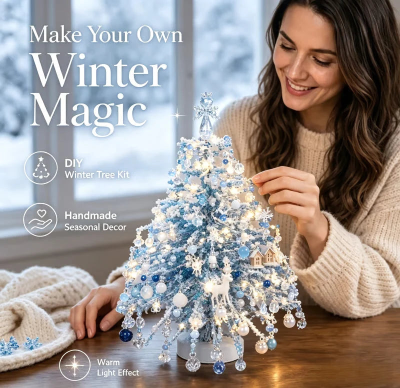 Craft Kit Beaded Tree DIY Tabletop Decoration