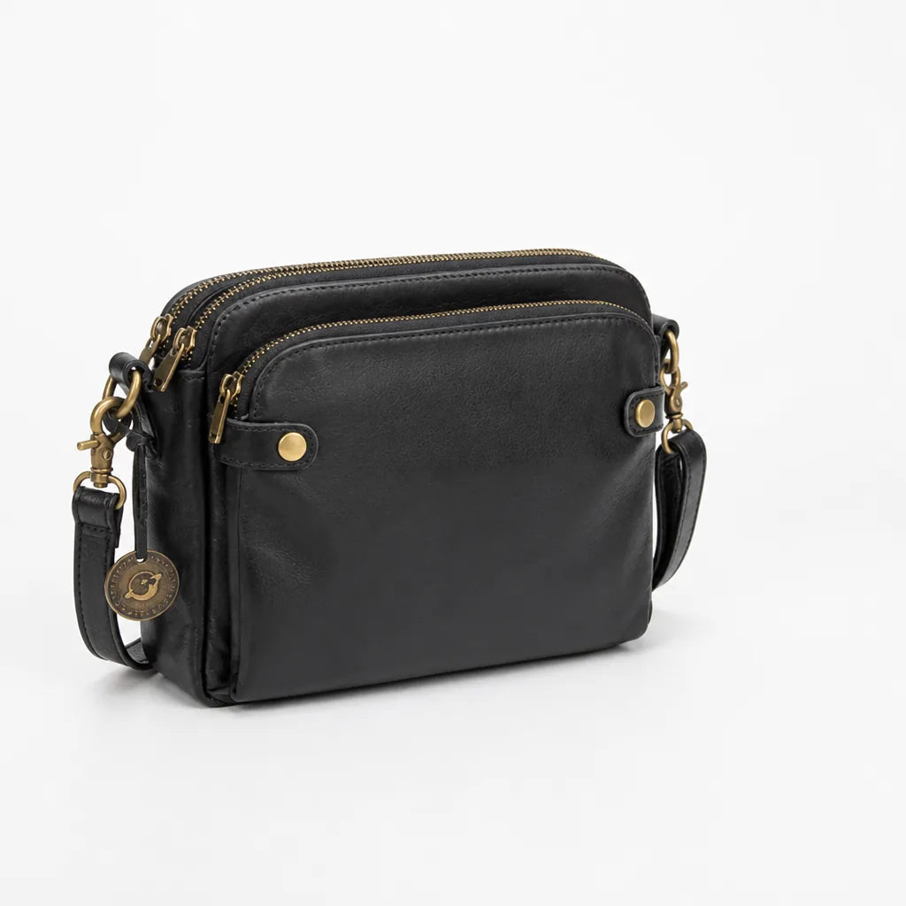 Crossbody Bag Convertible PU Leather Fits 9.7-Inch Tablet