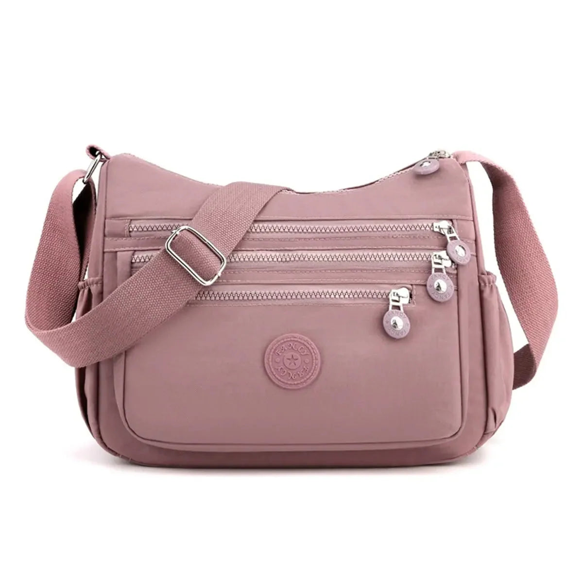 Crossbody Bag Nylon Water-Resistant Adjustable Strap
