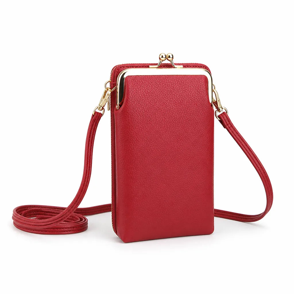 Crossbody Phone Bag Detachable Strap & Card Slots