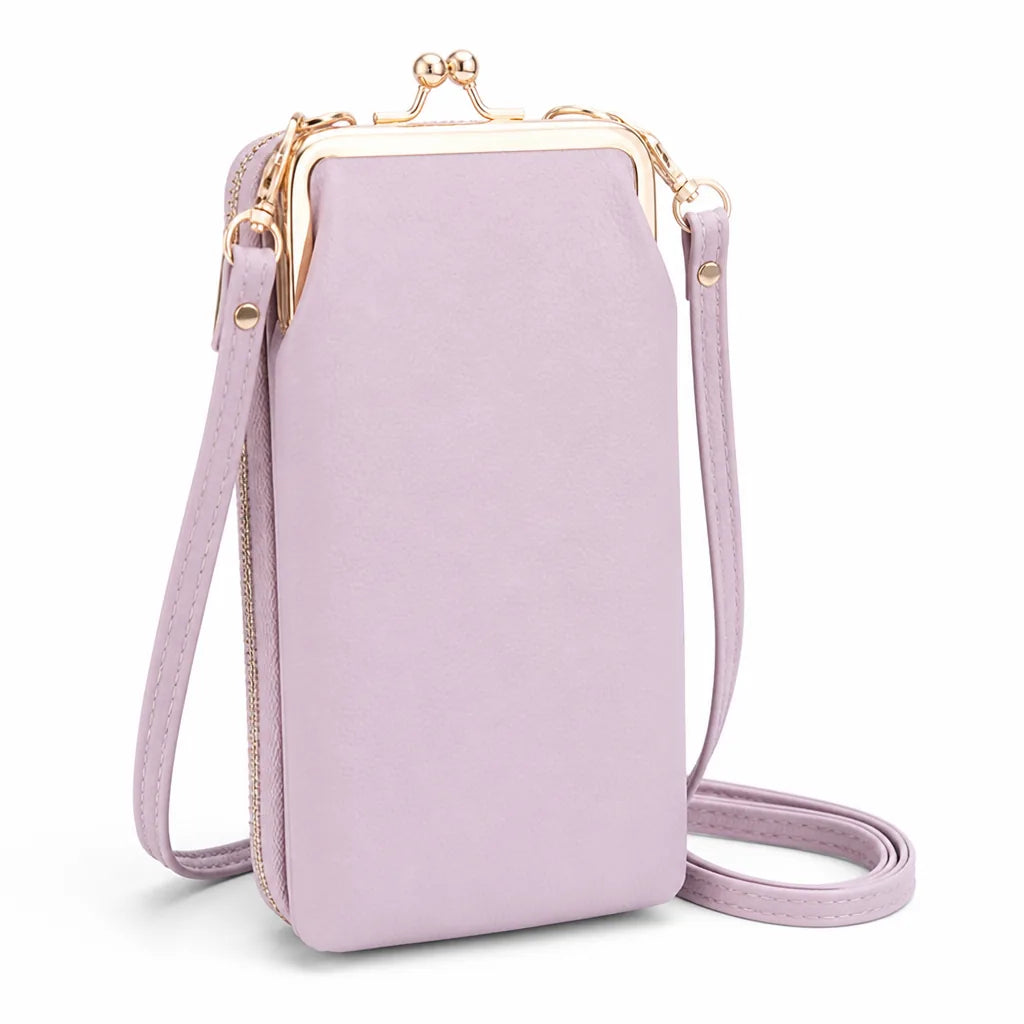 Crossbody Phone Bag Detachable Strap & Card Slots