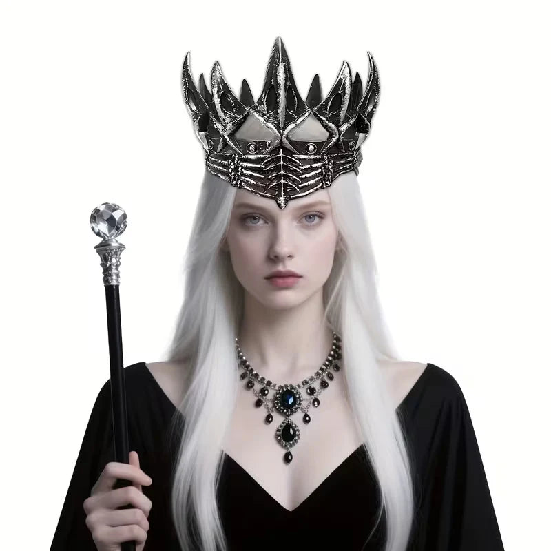Crown Tiara Pointed Metal Lightweight Costume Accessory