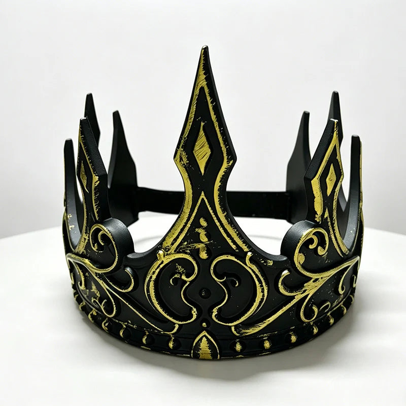 Crown Tiara Pointed Metal Lightweight Costume Accessory