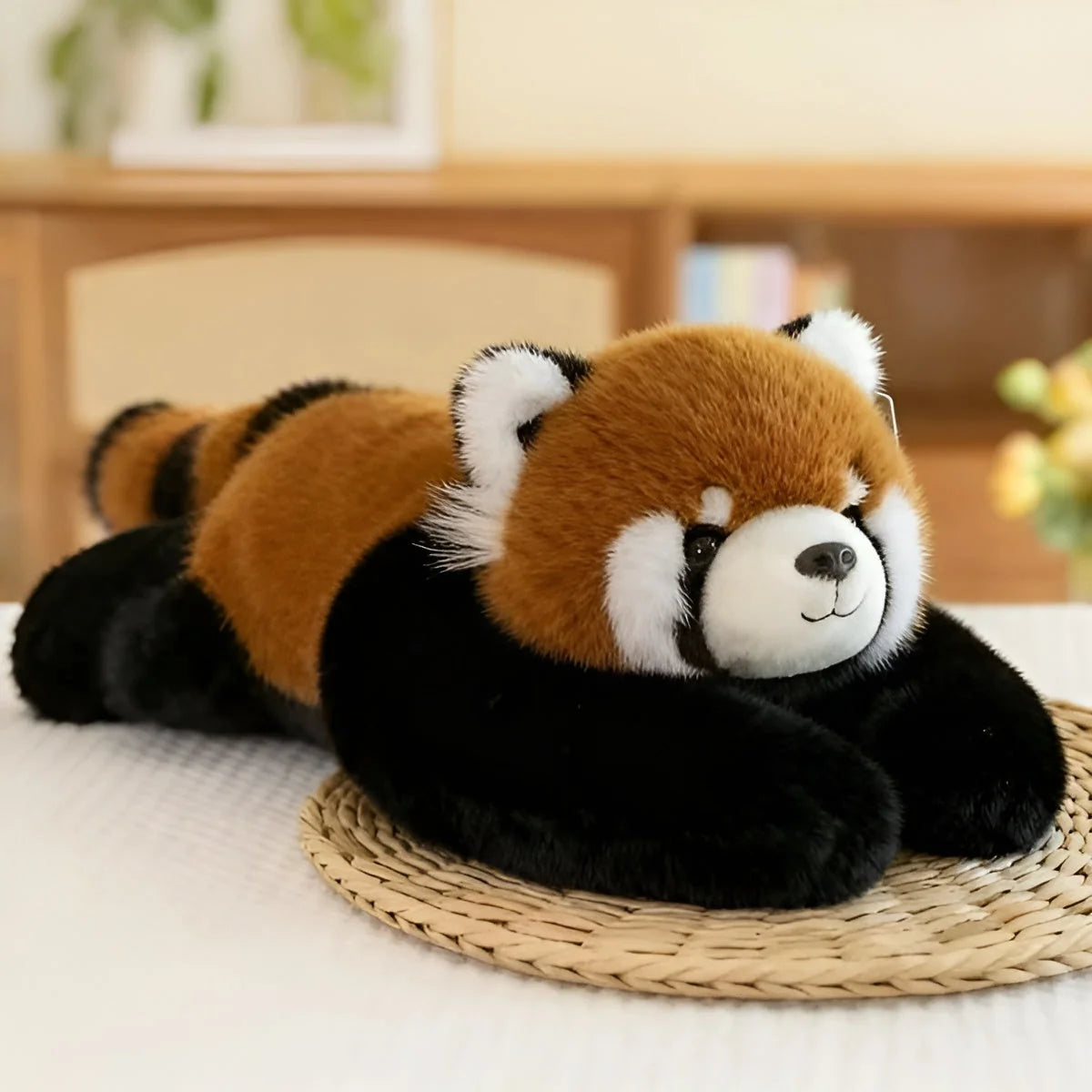Cuddle Pillow Faux Fur Extra-Long Arms 17.7 Inch