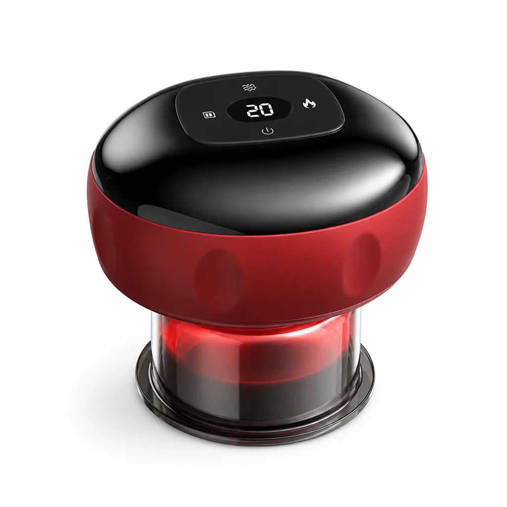 Cupping Massager Cordless Vacuum Suction & Heat Therapy