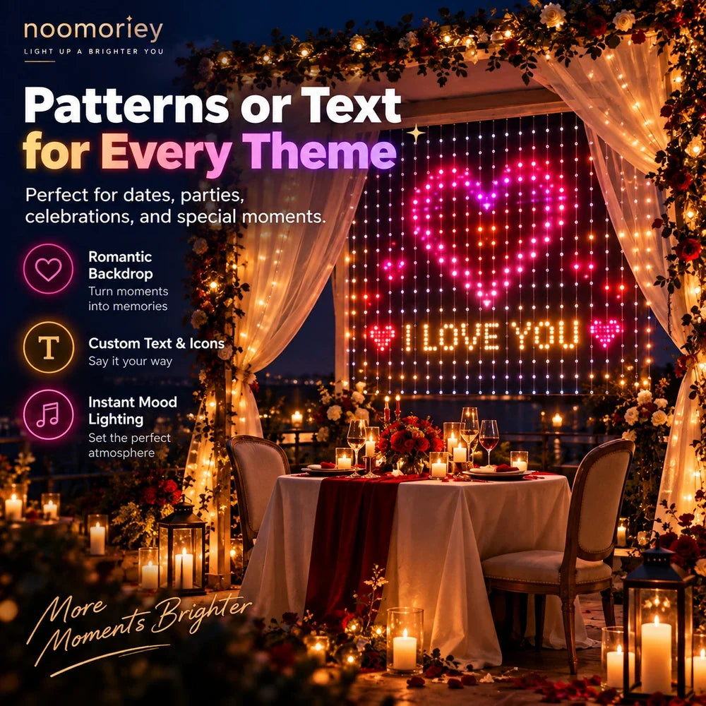Curtain Lights RGB App-Controlled Music Sync