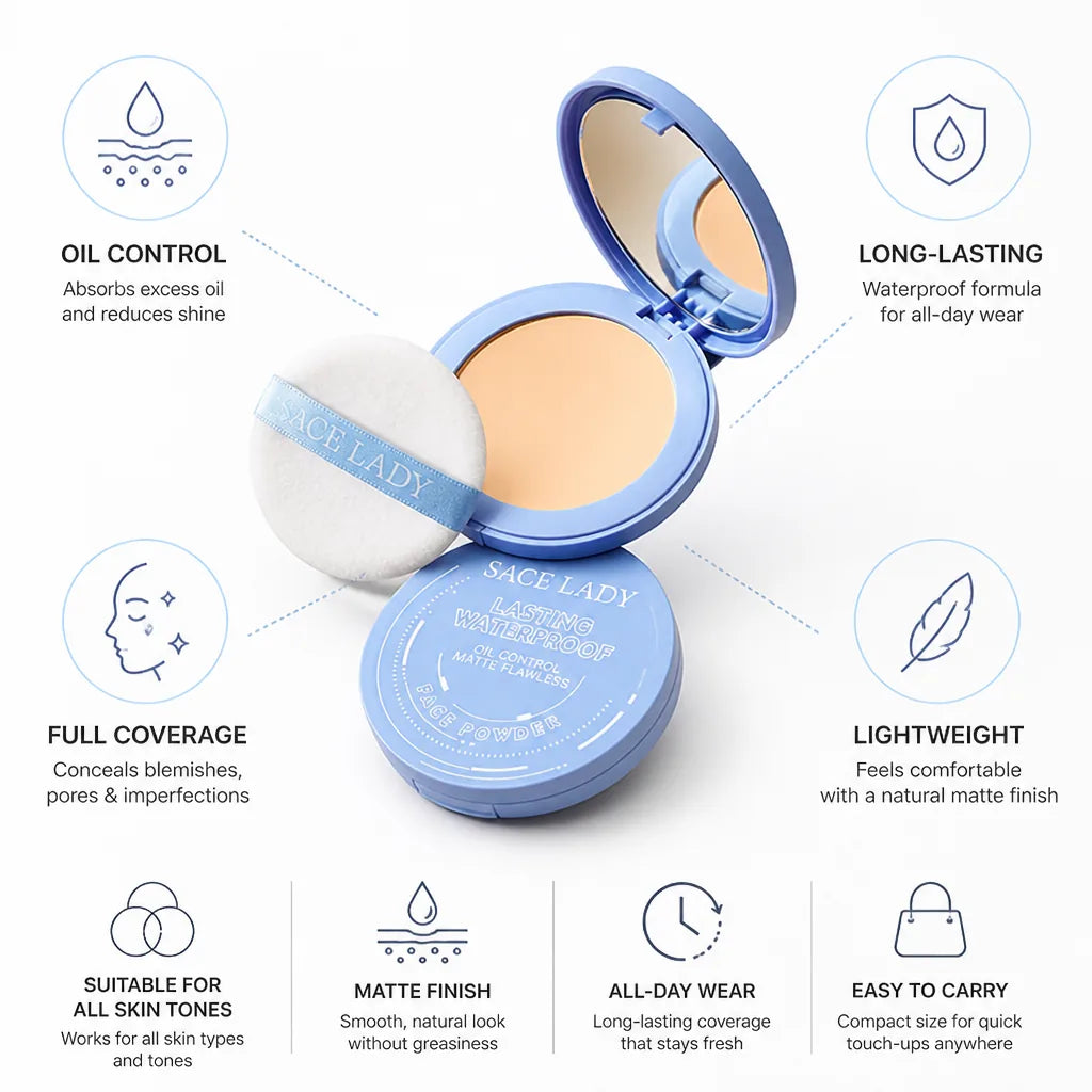Cushion Cream Powder Matte Full Coverage Oil Control