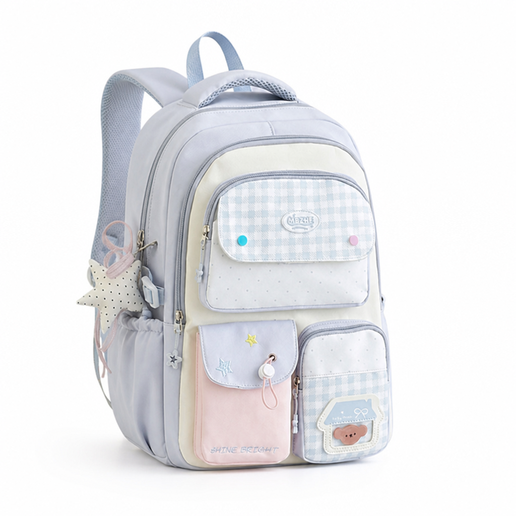 Cute Character Padded Straps School Backpack