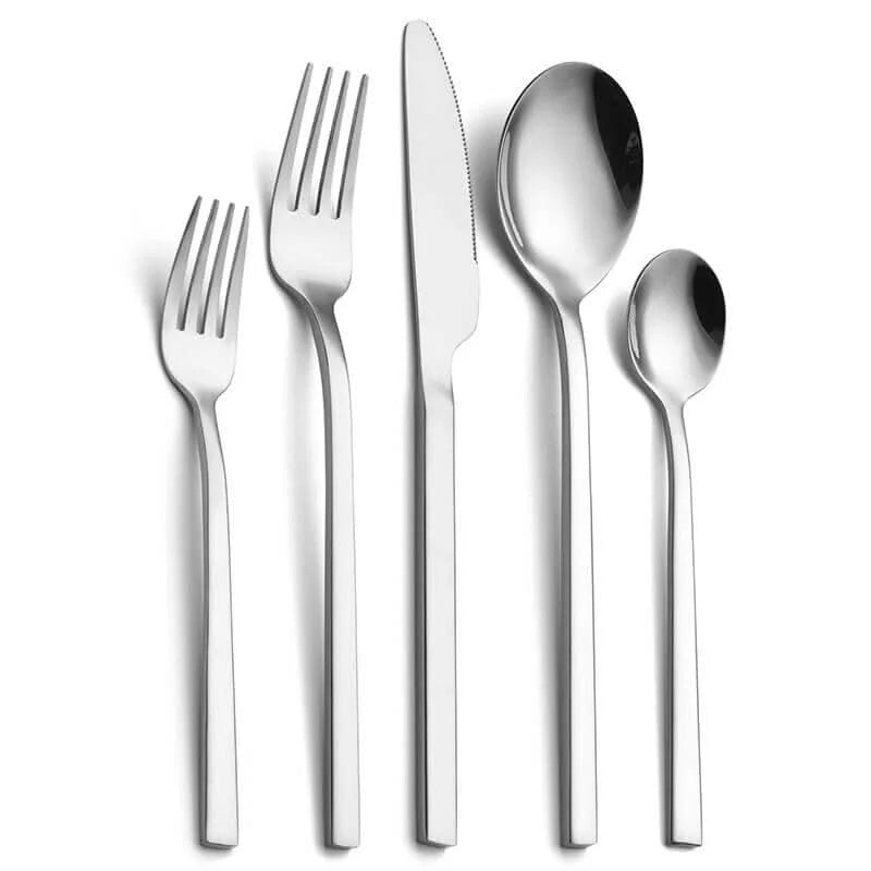 Cutlery Set 18/10 Stainless Steel Dishwasher-Safe 30-Piece