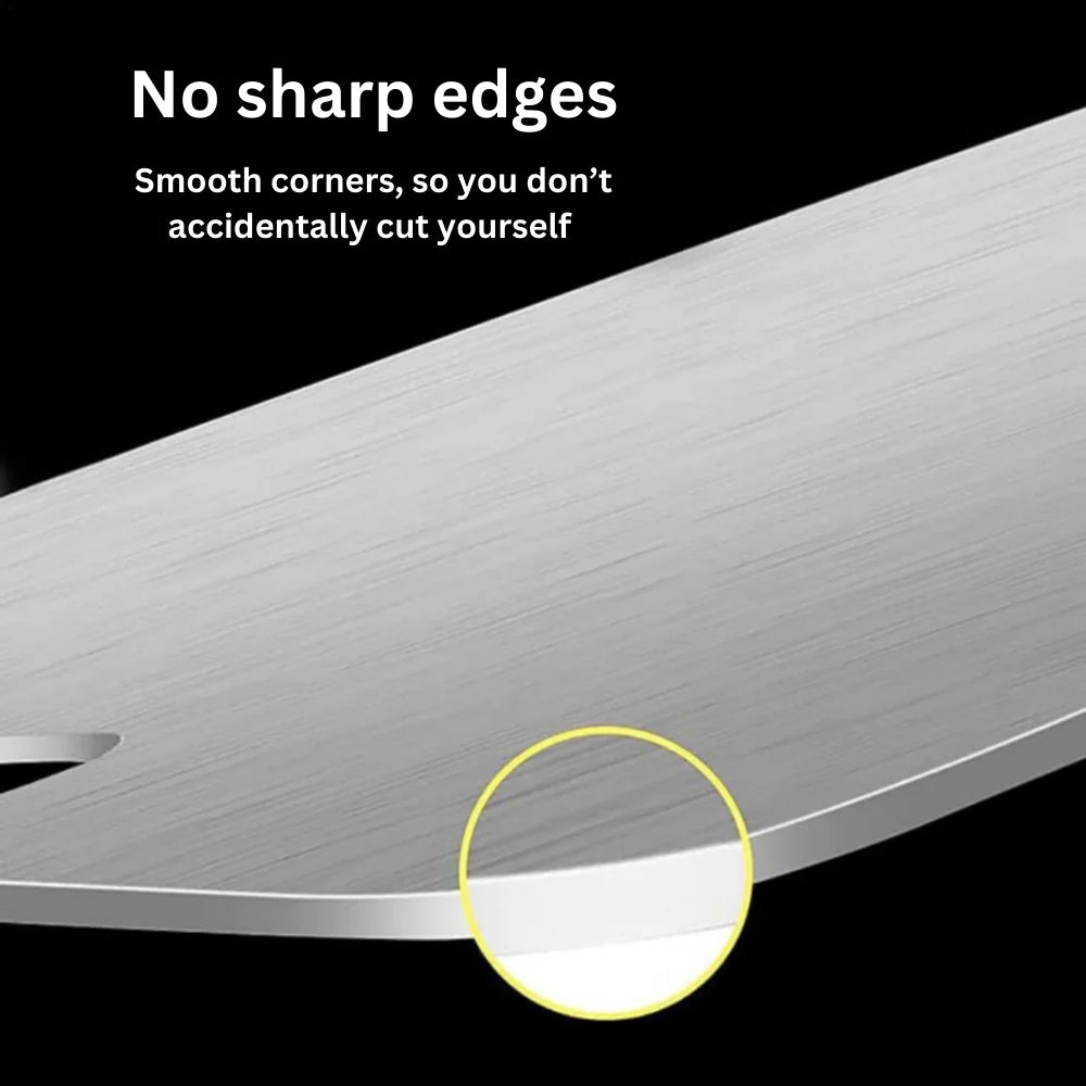 Cutting Board Medical-Grade Titanium Antibacterial & Knife-Friendly