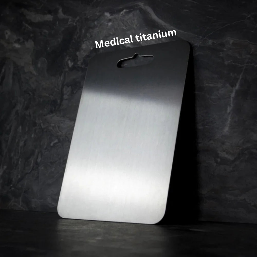 Cutting Board Medical-Grade Titanium Antibacterial & Knife-Friendly