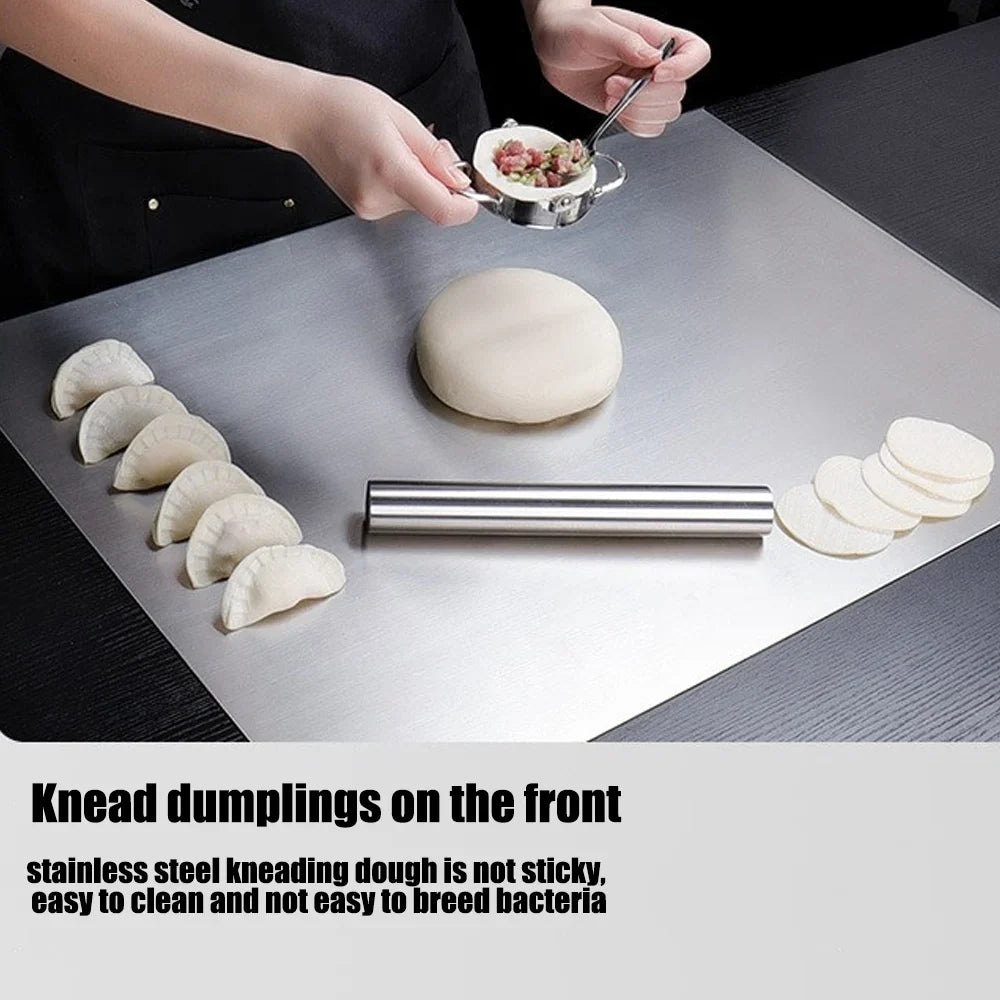 Cutting Board Stainless Steel Double-Sided Large 60 x 40 cm