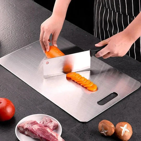 Cutting Board Titanium Double-Sided Resists Cuts & Odors